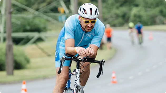 Enea Bydgoszcz Triathlon Kolarz na rowerze